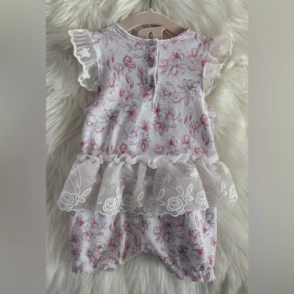 Laura Ashley baby - Floral tutu romper (Size 6-9m) - Picture 2 of 3